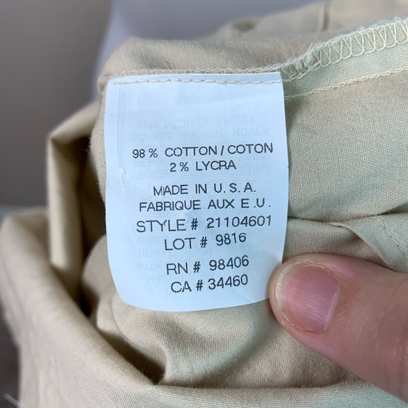 Theory Cream Tan Button Down Dress - Picture 8 of 9